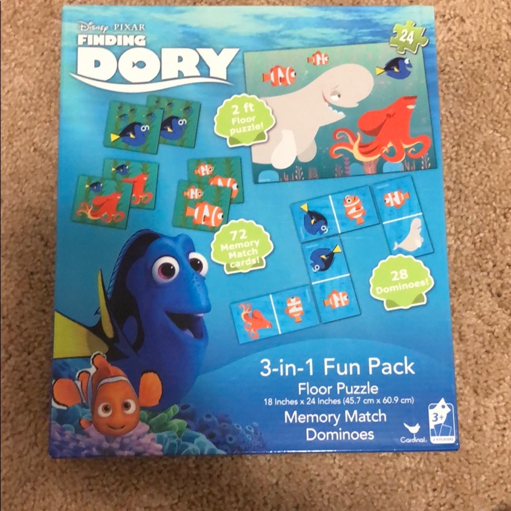 Finding Dory 3 in 1 Fun Pack